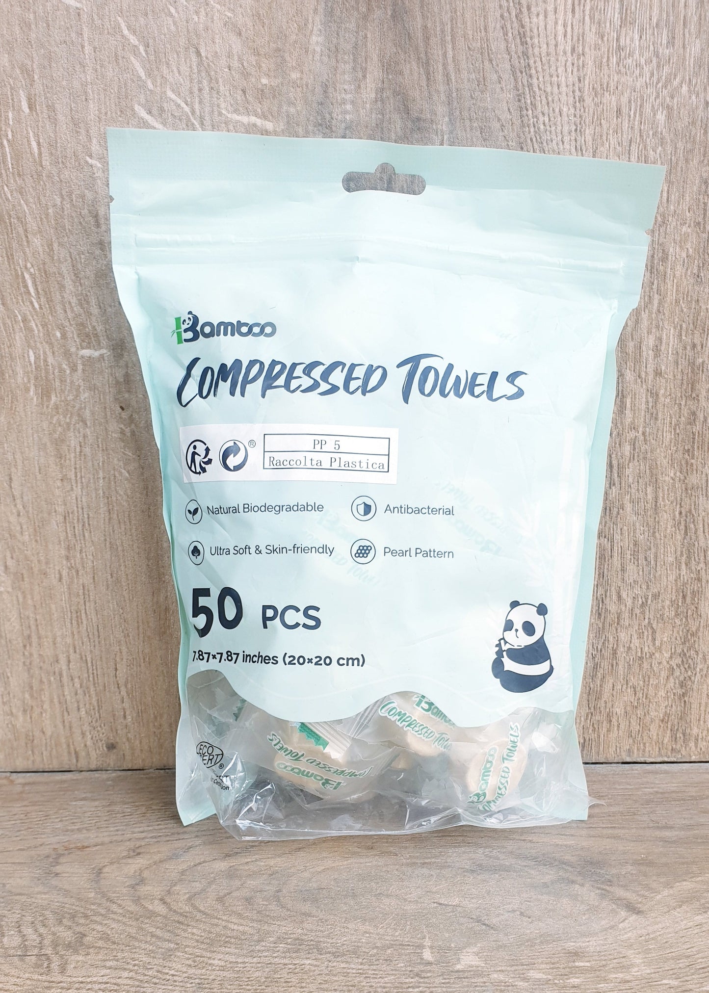 Small Organic Compressed Towels