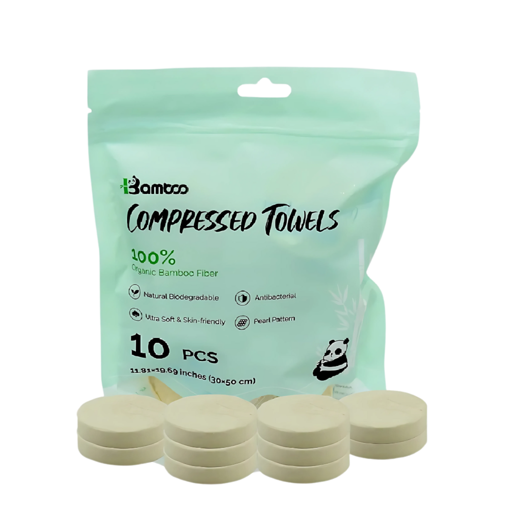 Large Organic Compressed Towels